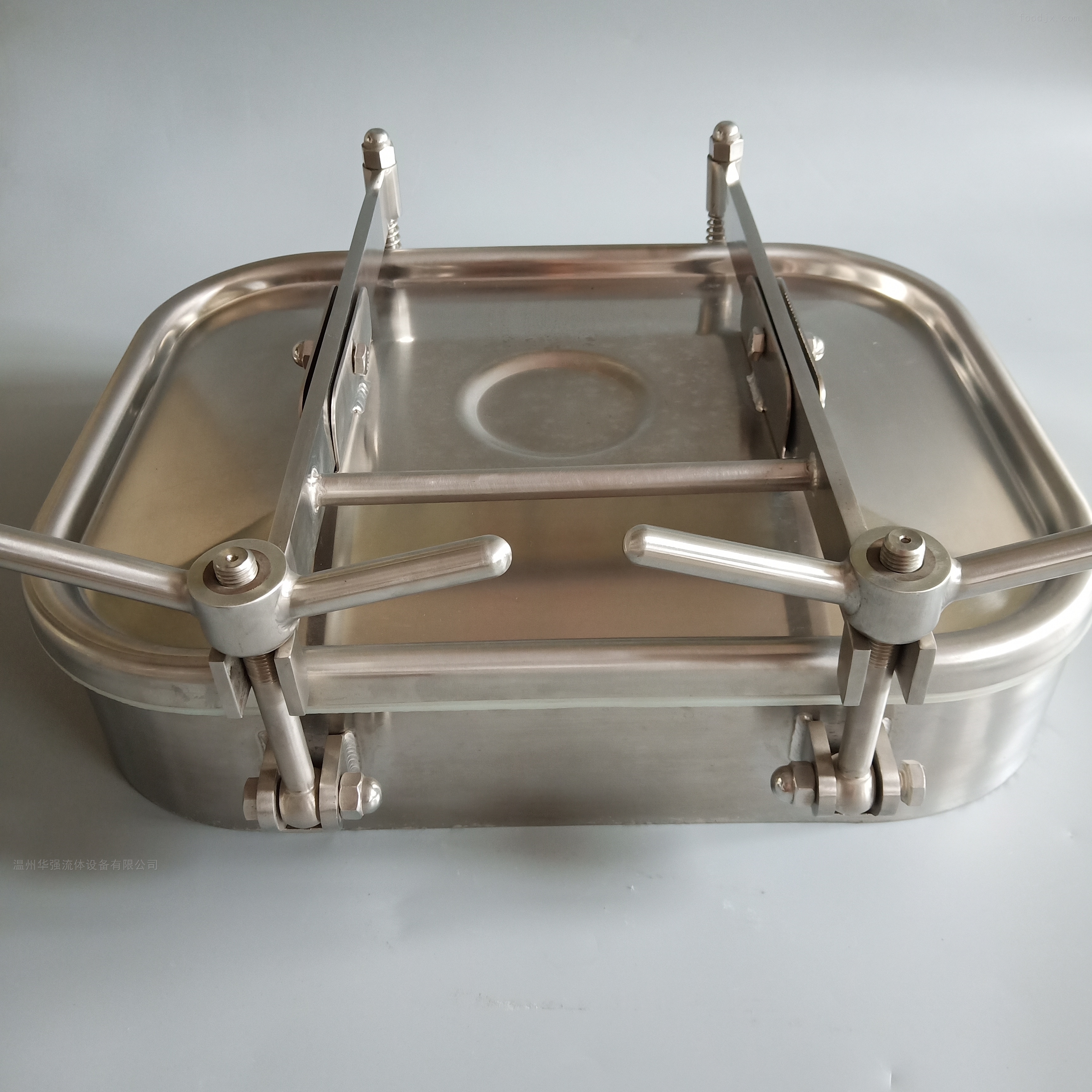 华强双锁卫生级方型快开人孔